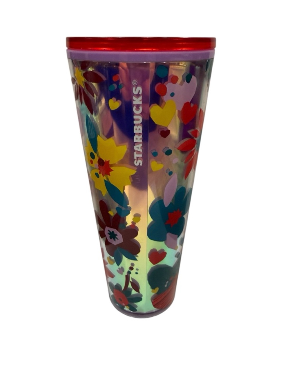 Starbucks 2023 Valentine's Day Love Confetti 24 Oz Venti Cold Cup Tumbler